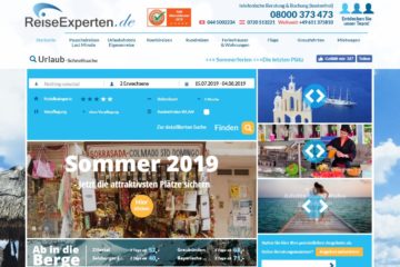 Reiseexperten.de Screenshot